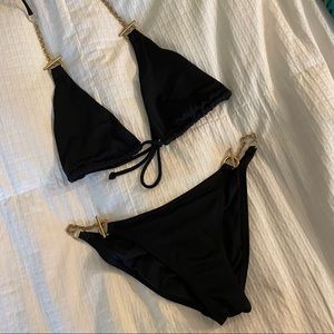 Black Gold Chain VS Swim Set